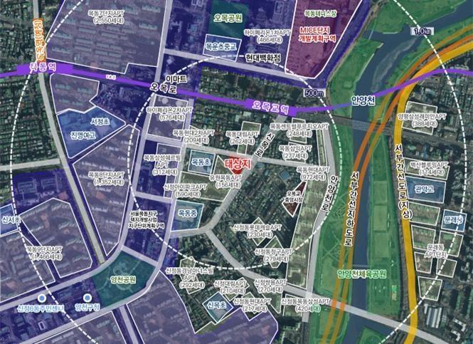 본문 이미지 -  오목교역 역세권활성화사업 위치도(서울시 제공) 뉴스1 ⓒ News1  
