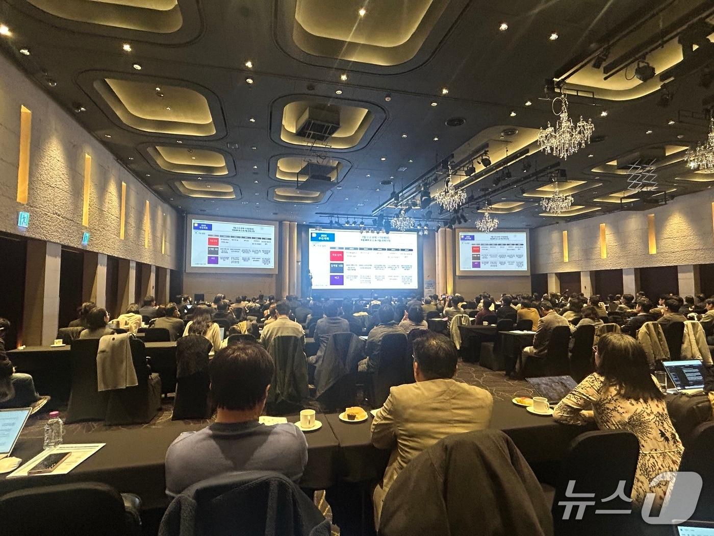 본문 이미지 - 지난 3월 5일 서울 서초구 양재동 엘타워에서 K-헬스미래추진단이 '한국형 ARPA-H 커넥트 2026'을 진행했다. 행사장 전경. 2026.3.5 ⓒ 뉴스1 문대현 기자  