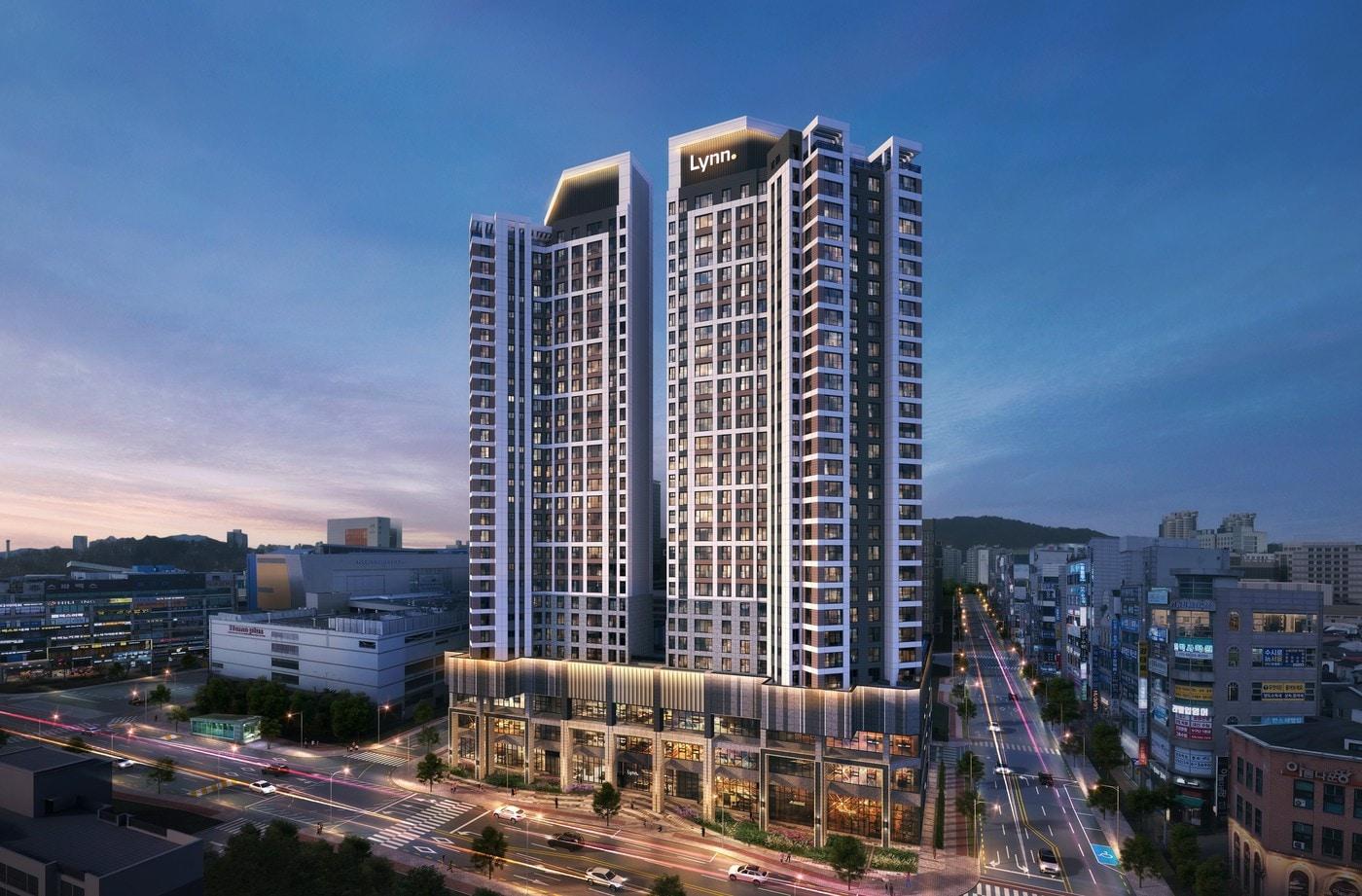 본문 이미지 - 경기 수원 영통구 '영통역 우미 린' 조감도 (KT에스테이트 제공)