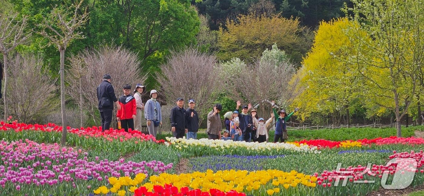 본문 이미지 - 국립백두대간수목원 진입광장(한국수목원정원관리원 제공.재판매 및 DB금지)/뉴스1