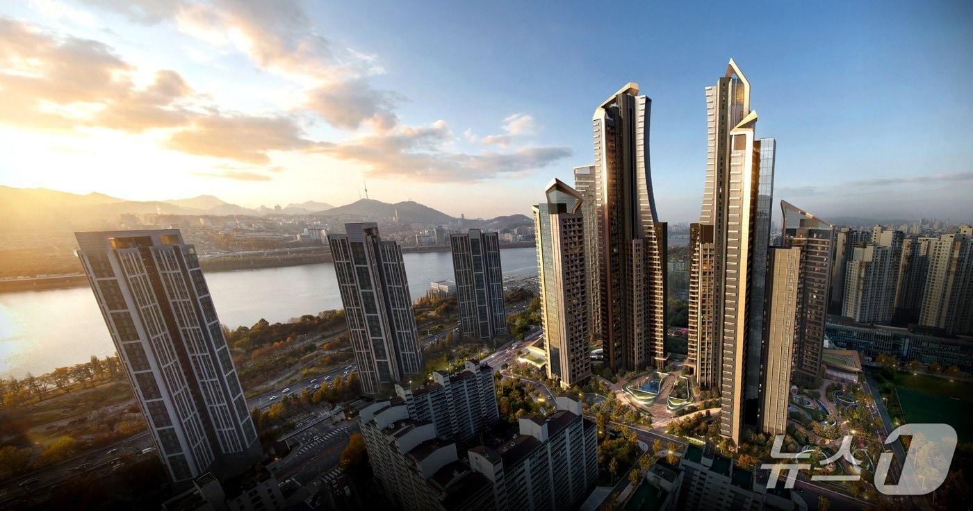 본문 이미지 - 래미안 일루체라 조감도.(삼성물산 제공) 