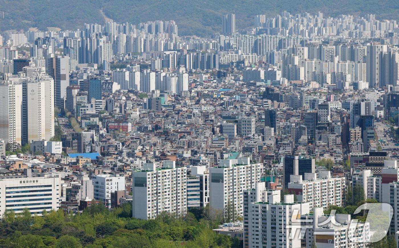 본문 이미지 - 서울 송파구 아파트 및 빌라 일대.. 2026.4.16 ⓒ 뉴스1 안은나 기자