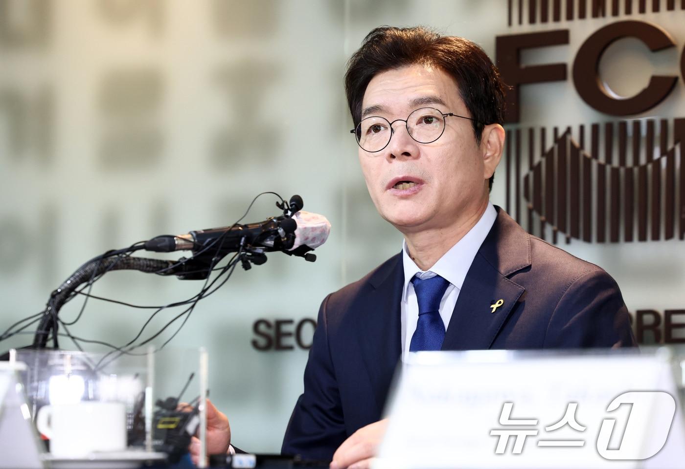 본문 이미지 - 정원오 더불어민주당 서울시장 후보. ⓒ 뉴스1 최지환 기자