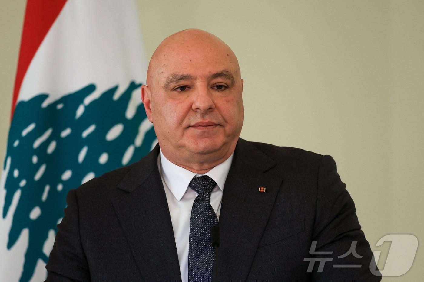 본문 이미지 - 조제프 아운 레바논 대통령. 2026.02.16. ⓒ 로이터=뉴스1