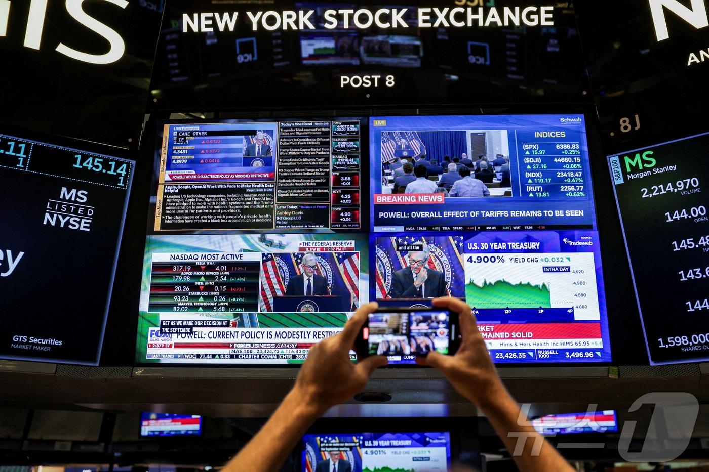 본문 이미지 - 뉴욕증권거래소 ⓒ 로이터=뉴스1