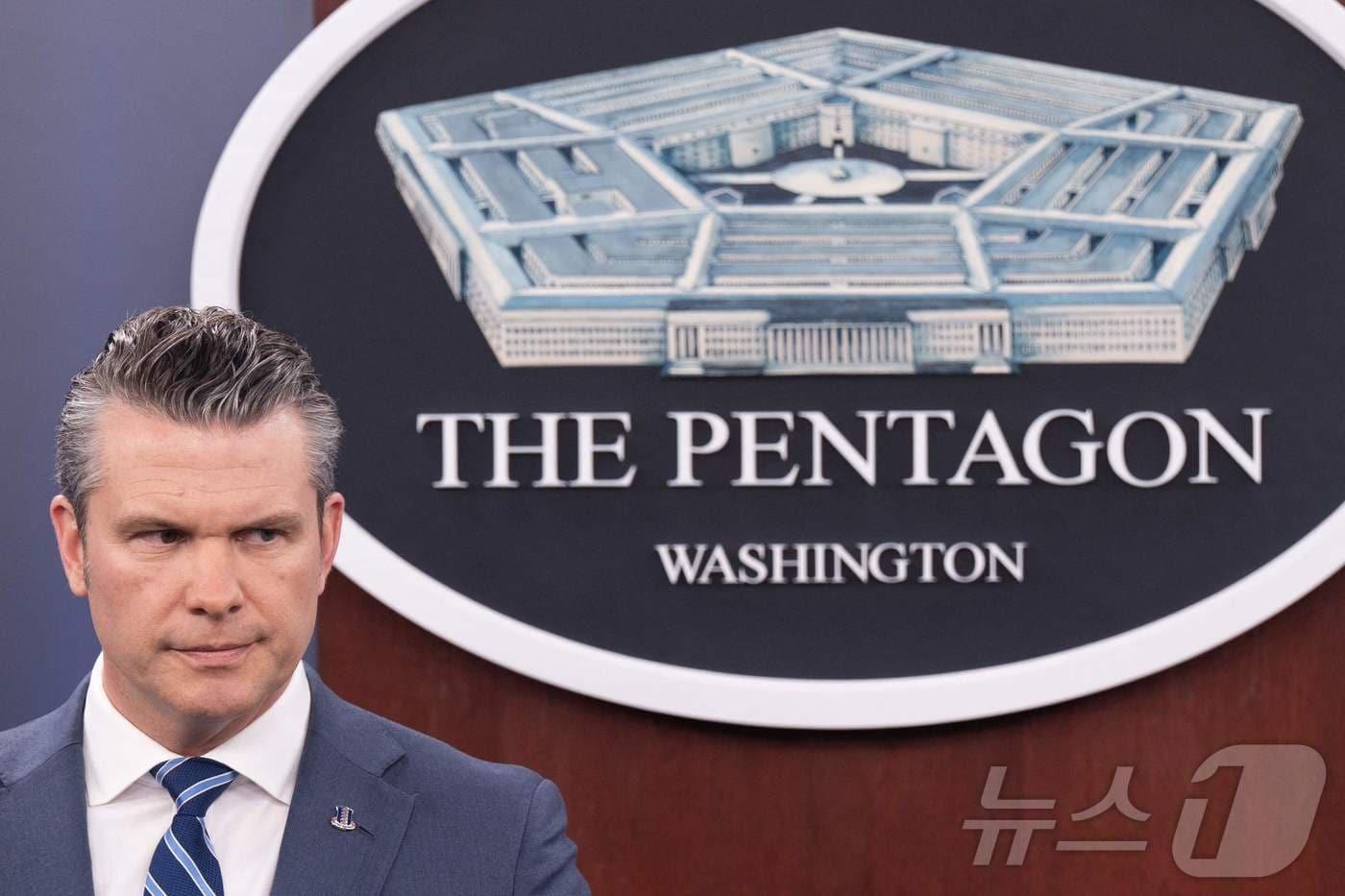 본문 이미지 - 피트 헤그세스 미 국방장관.2026.04.16. ⓒ AFP=뉴스1