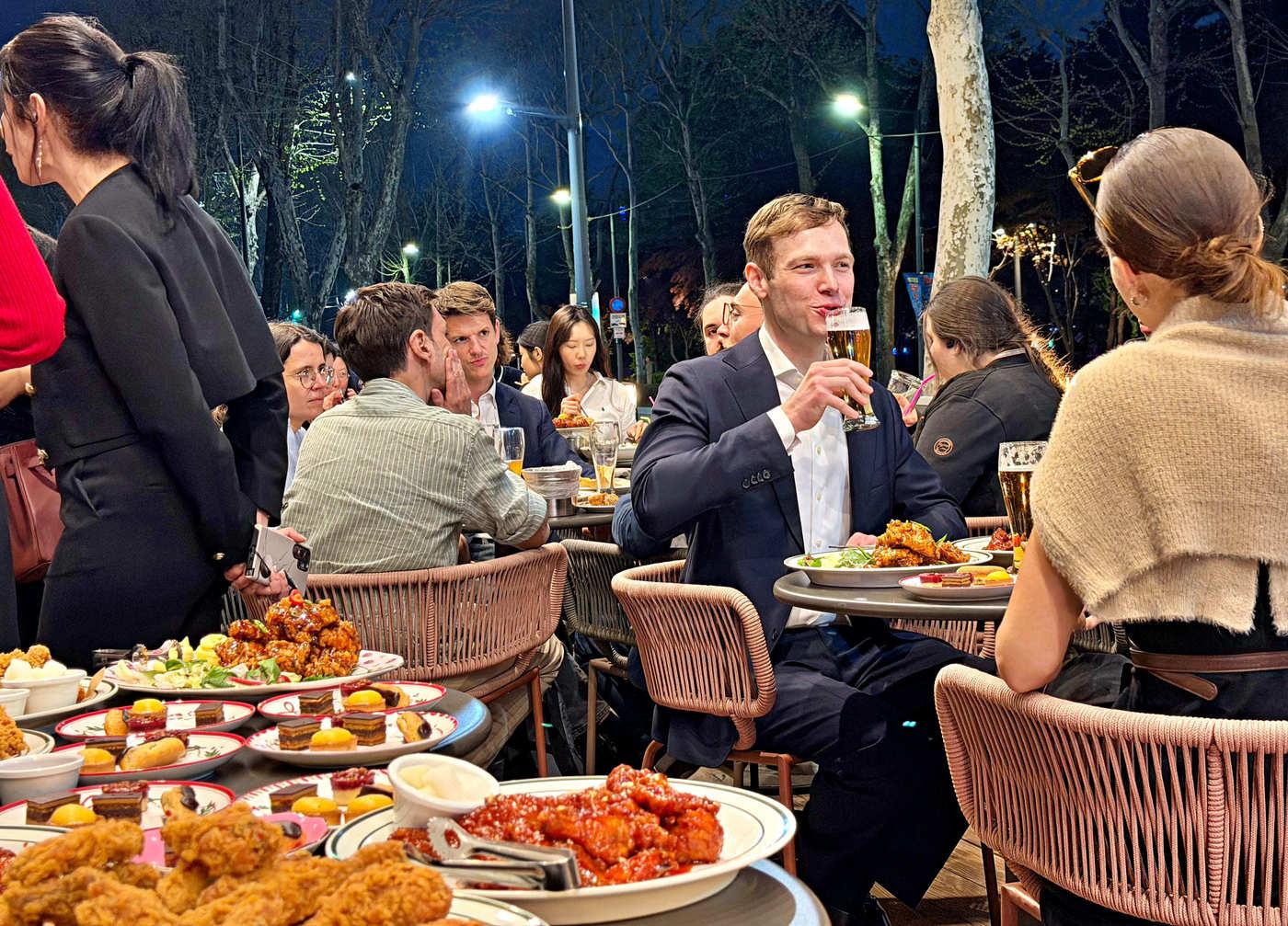 본문 이미지 - 프랑스상공회의소 공식 행사 유치한 BBQ.(BBQ 제공)