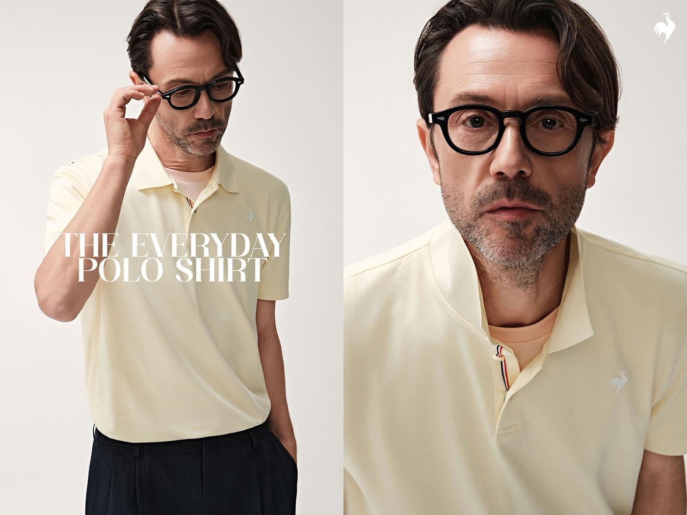 본문 이미지 - 르꼬끄 스포르티브의 냉감 기능 갖춘 ‘폴로 티셔츠 시리즈’(르꼬끄 제공)