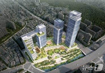 본문 이미지 -  홍제역 역세권 예상 조감도 (서울시 제공) 뉴스1ⓒ news1