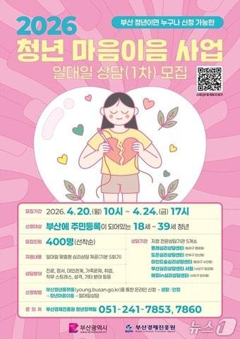 본문 이미지 - '마음이음 사업' 포스터.(부산시 제공. 재판매 및 DB금지)