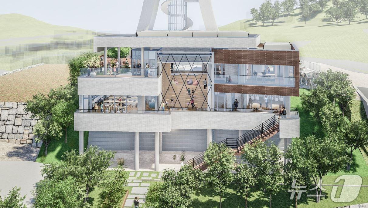 본문 이미지 - 만리포 워케이션센터 조감도(태안군 제공. 재판매 및 DB금지)2026.4.17/뉴스1