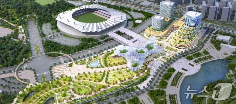 본문 이미지 - 서울 마포농수산물시장 일대 복합화 조감도. (기획예산처 제공)