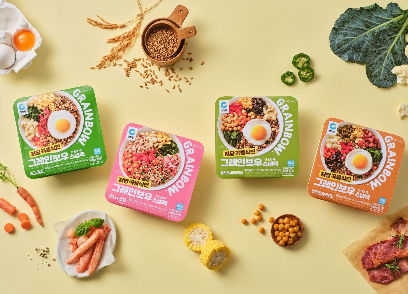 본문 이미지 - 대상 청정원 그레인보우 스냅팩 제품.(대상 제공)