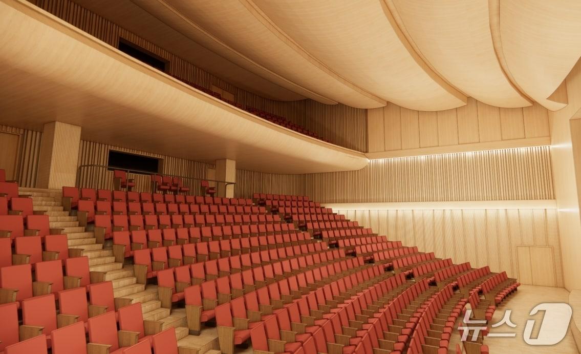 본문 이미지 - 정관에듀파크 대강당 조감도.(기장군 제공. 재판매 및 DB금지)