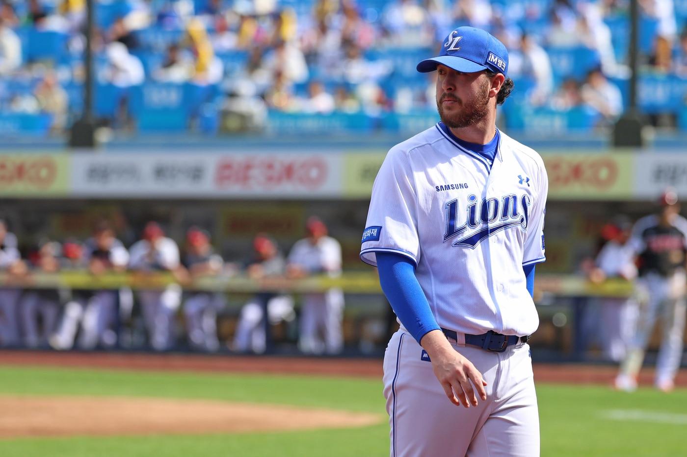 본문 이미지 - 삼성 외국인 투수 오러클린.(삼성 라이온즈 제공)