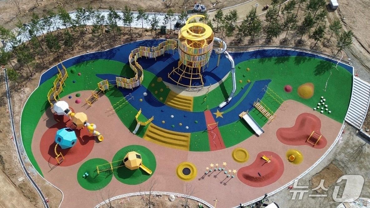 본문 이미지 - 임시 개방된 홍예공원.(충남도청 제공. 재판매 및 DB금지)