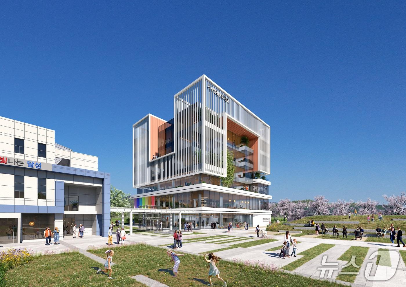 본문 이미지 - 대구 달성군 서재 생활문화센터 설계공모 당선작 조감도. (대구 달성군 제공. 재판매 및 DB금지)