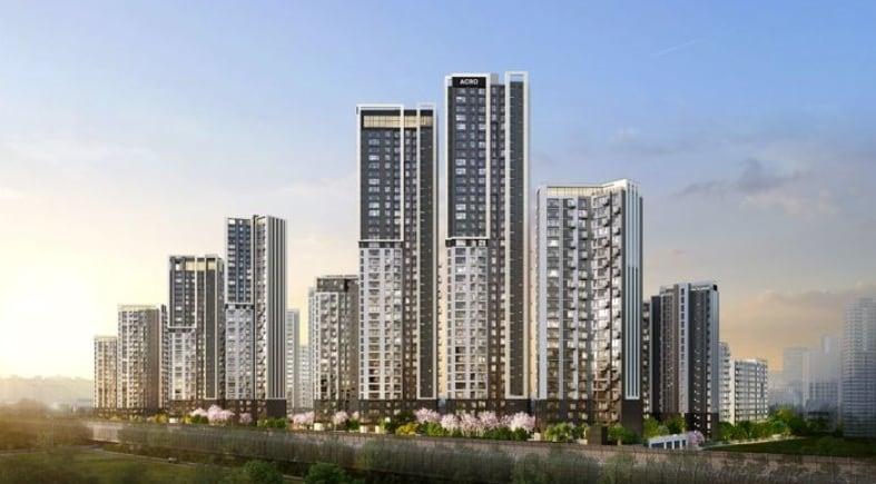 본문 이미지 - 아크로 드 서초 투시도.(DL이앤씨 제공)뉴스1ⓒ news1