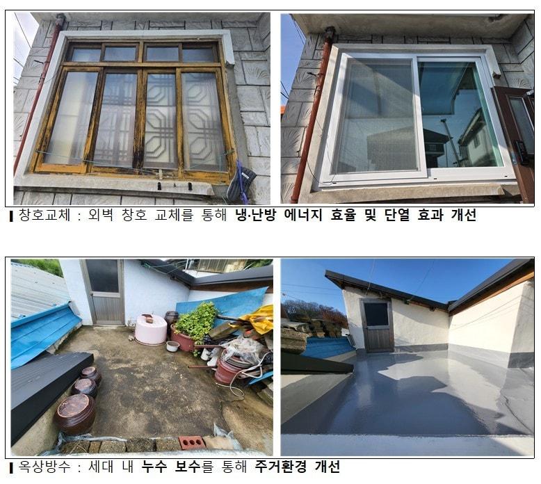 본문 이미지 - 민관협력형 노후주택 개선사업 전·후 비교 사진.(국토부 제공) / 뉴스1 ⓒ News1