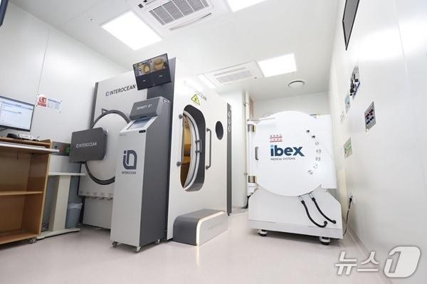 본문 이미지 - 연세대 용인세브란스병원 고압산소치료실 전경. (용인세브란스병원 제공)