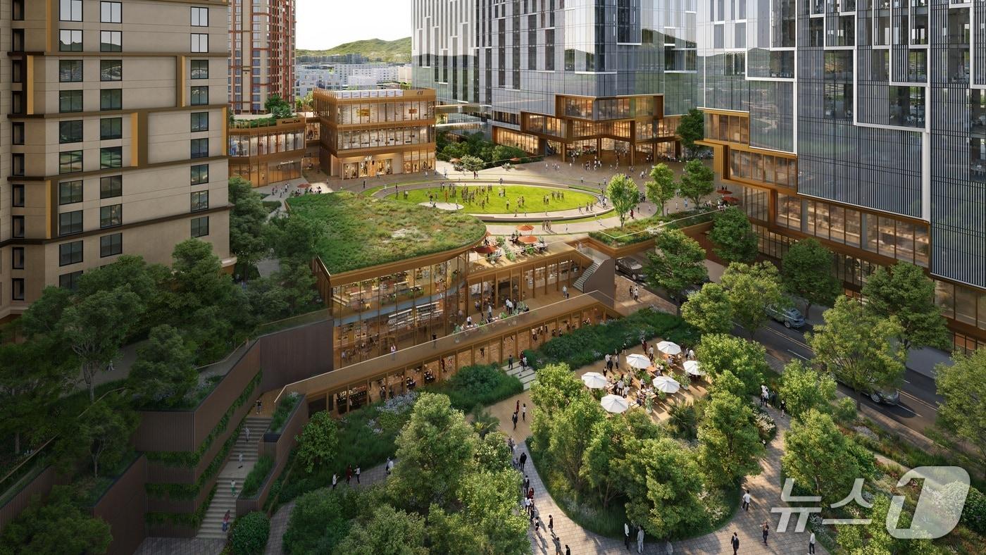 본문 이미지 -  서울원 아이파크 단지 내부 (IPARK현대산업개발 제공) 뉴스1 ⓒ News1 