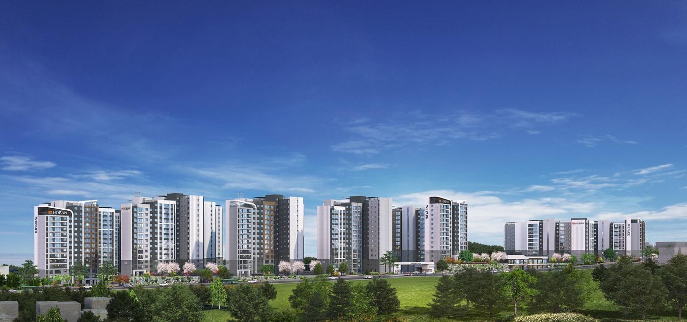 본문 이미지 - 호반건설 '위파크 제주 1단지' 조감도 (호반건설 제공)