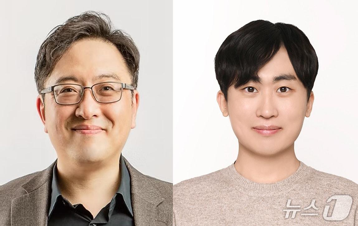 본문 이미지 - 2일 포스텍IT 융합공학과 기계공학과 전자기기공학과 박성민 교수팀이 AI로 실제 음성을 복원하는 ‘무발성 음성 복원 기술을 개발했다. 왼쪽부터 박성민 교수, 기계공학과 홍성욱 박사. (포스텍제공, 재판매 및 DB금지) 2026.4.2/뉴스1  
