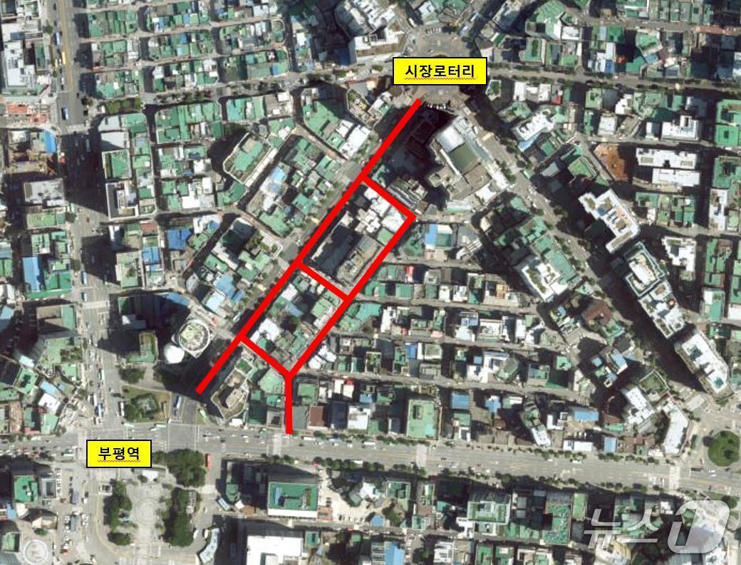 본문 이미지 - 킥보드없는거리 지도(인천 부평구 제공/뉴스1)