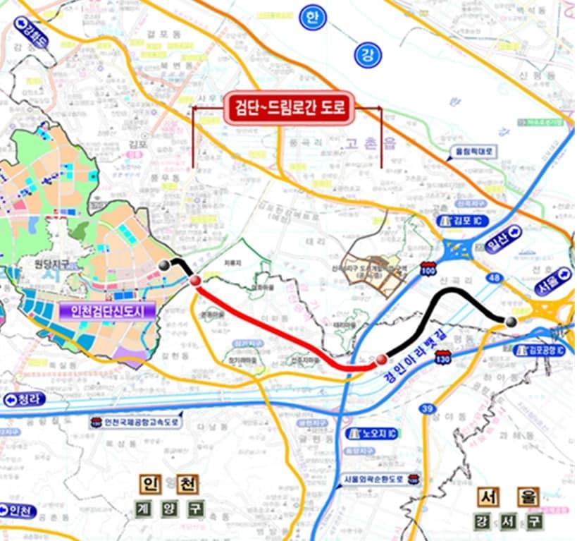 본문 이미지 - 위치도 (인천시 김포시의회 제공.재판매 및 DB금지)