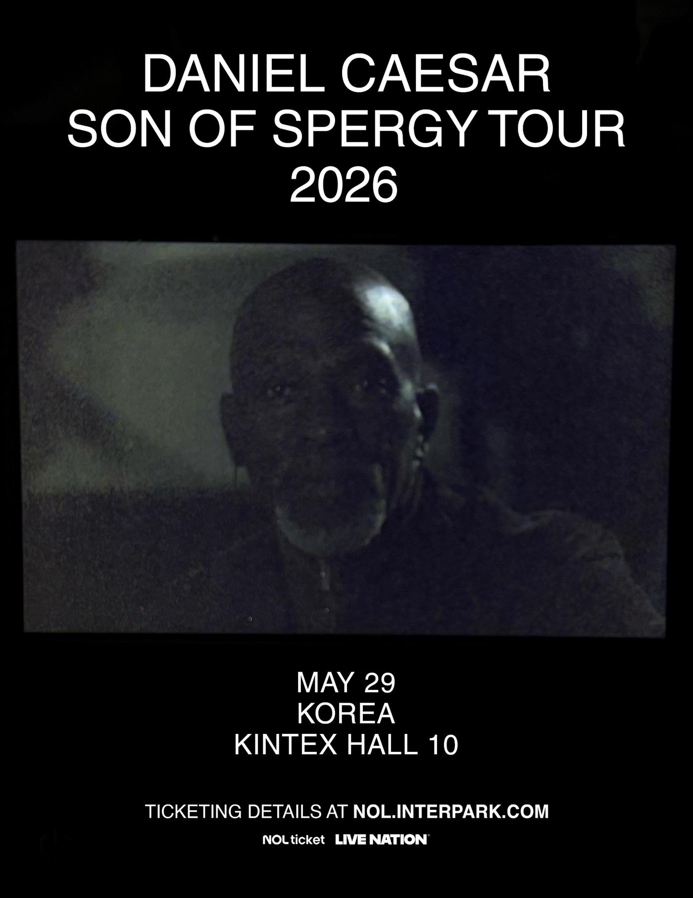 본문 이미지 - 다니엘 시저 내한공연(라이브네이션코리아 제공)