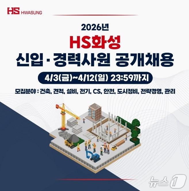 본문 이미지 - HS화성 신입·경력사원 공개채용 이미지.(재판매 및 DB 금지)