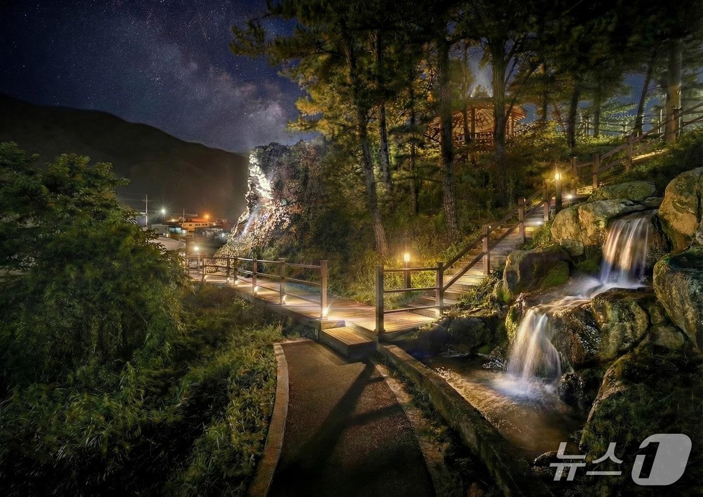 본문 이미지 - '신남을 깨우는 계암 둘레길 조성 사업 조감도(인제군 제공. 재판매 및 DB금지)/뉴스1