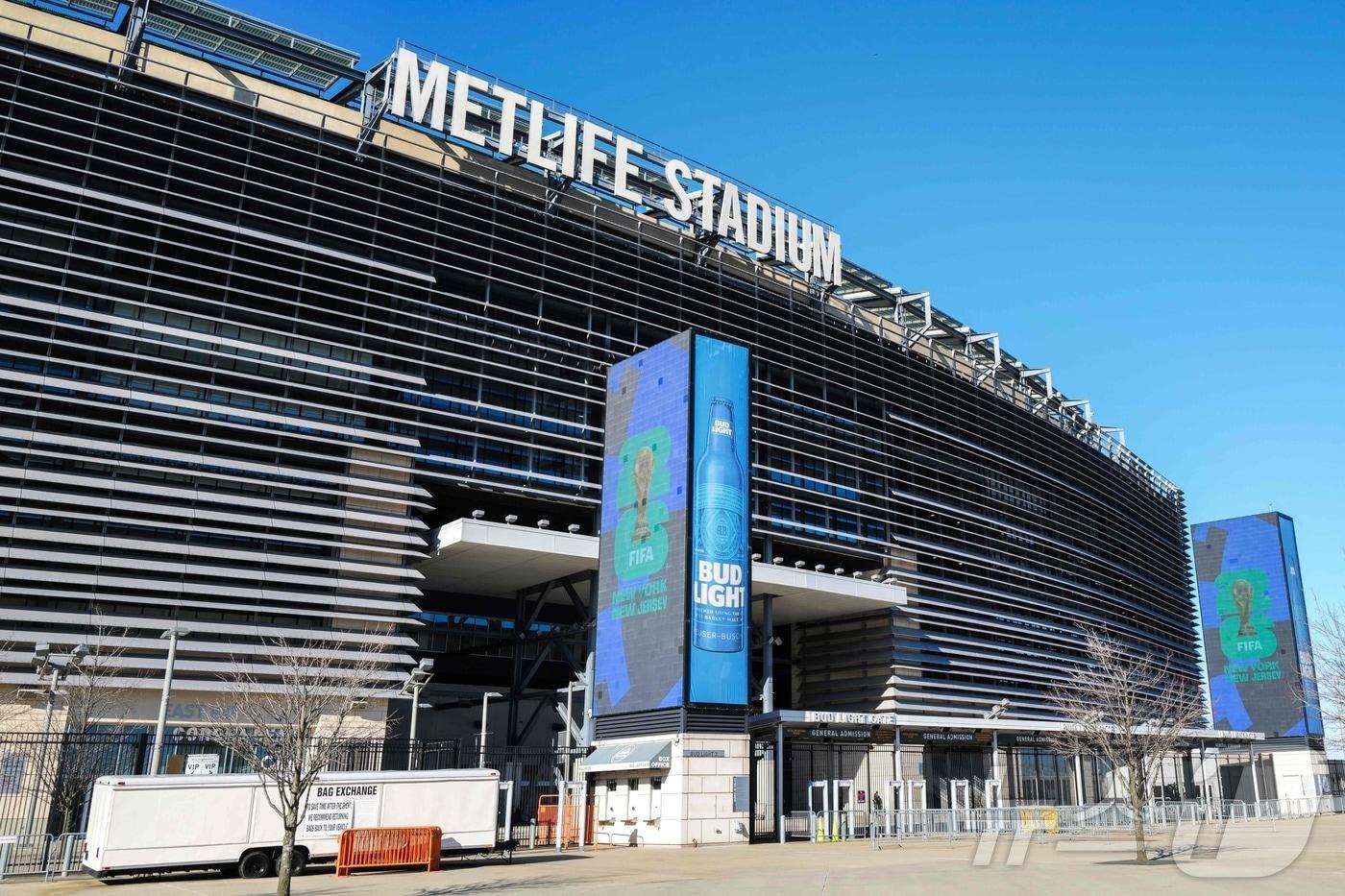 본문 이미지 - 2026 FIFA 북중미 월드컵 결승전이 열리는 메트라이프 스타디움. ⓒ AFP=뉴스1