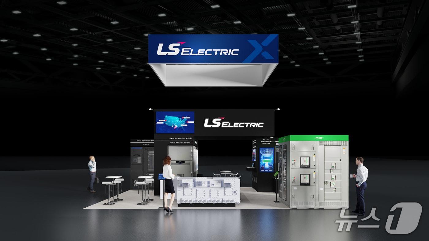 본문 이미지 - LS일렉트릭은 오는 21일부터 23일까지(현지시간) 미국 워싱턴DC에 위치한 월터 E 워싱턴 컨벤션센터에서 개최되는 ‘데이터센터월드 2026(Data Center World 2026)’에 참가한다. 사진은 LS일렉트릭 ‘데이터센터월드 2026’ 전시 부스 조감도.