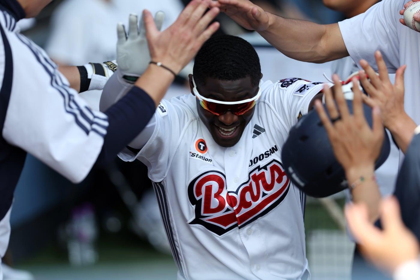 본문 이미지 - 두산 외국인 타자 다즈 카메론.(두산 베어스 제공)