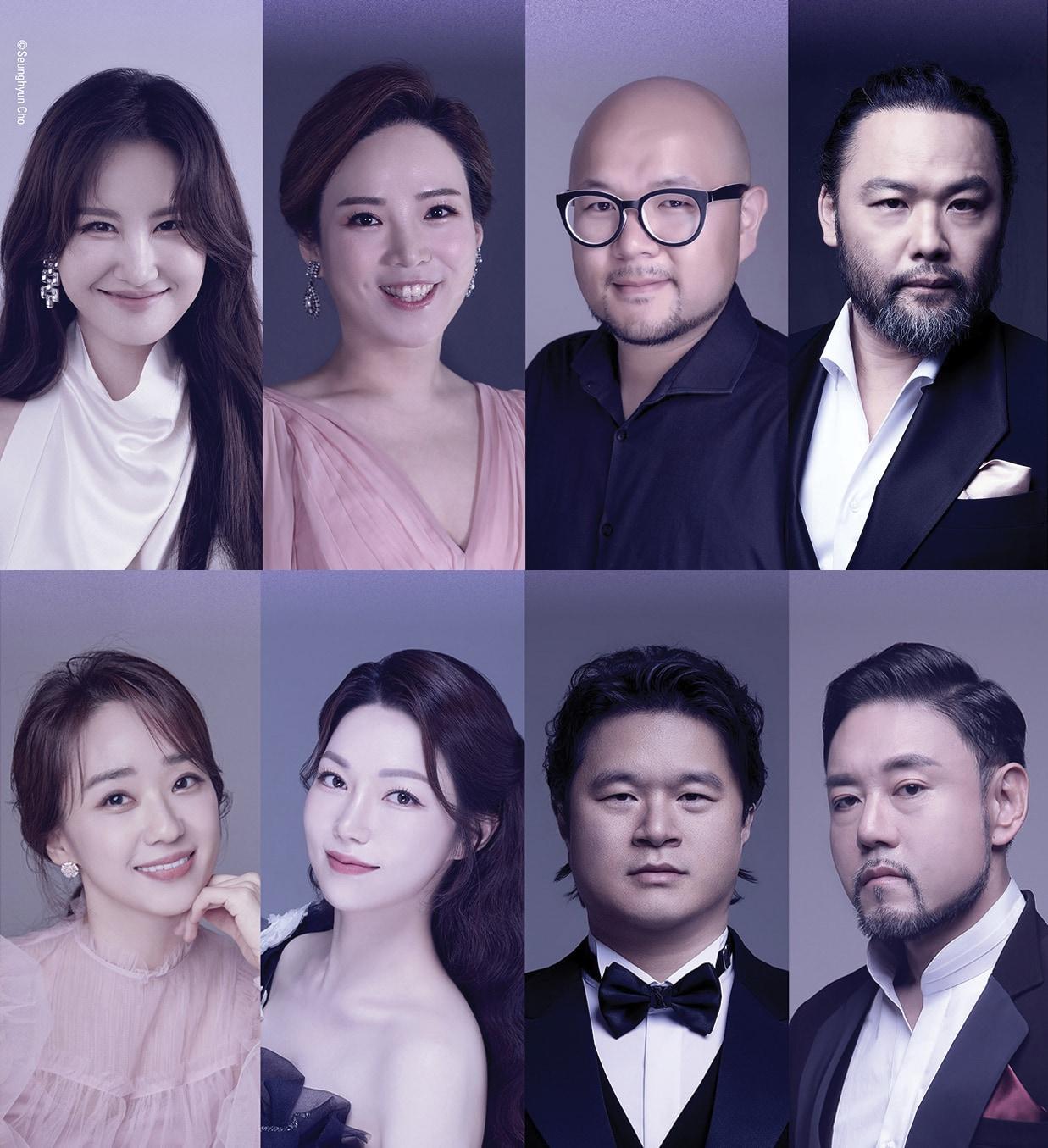 본문 이미지 - '광화문에서 만나는 아리아' 출연진 이미지 단체(세종문화회관 제공)