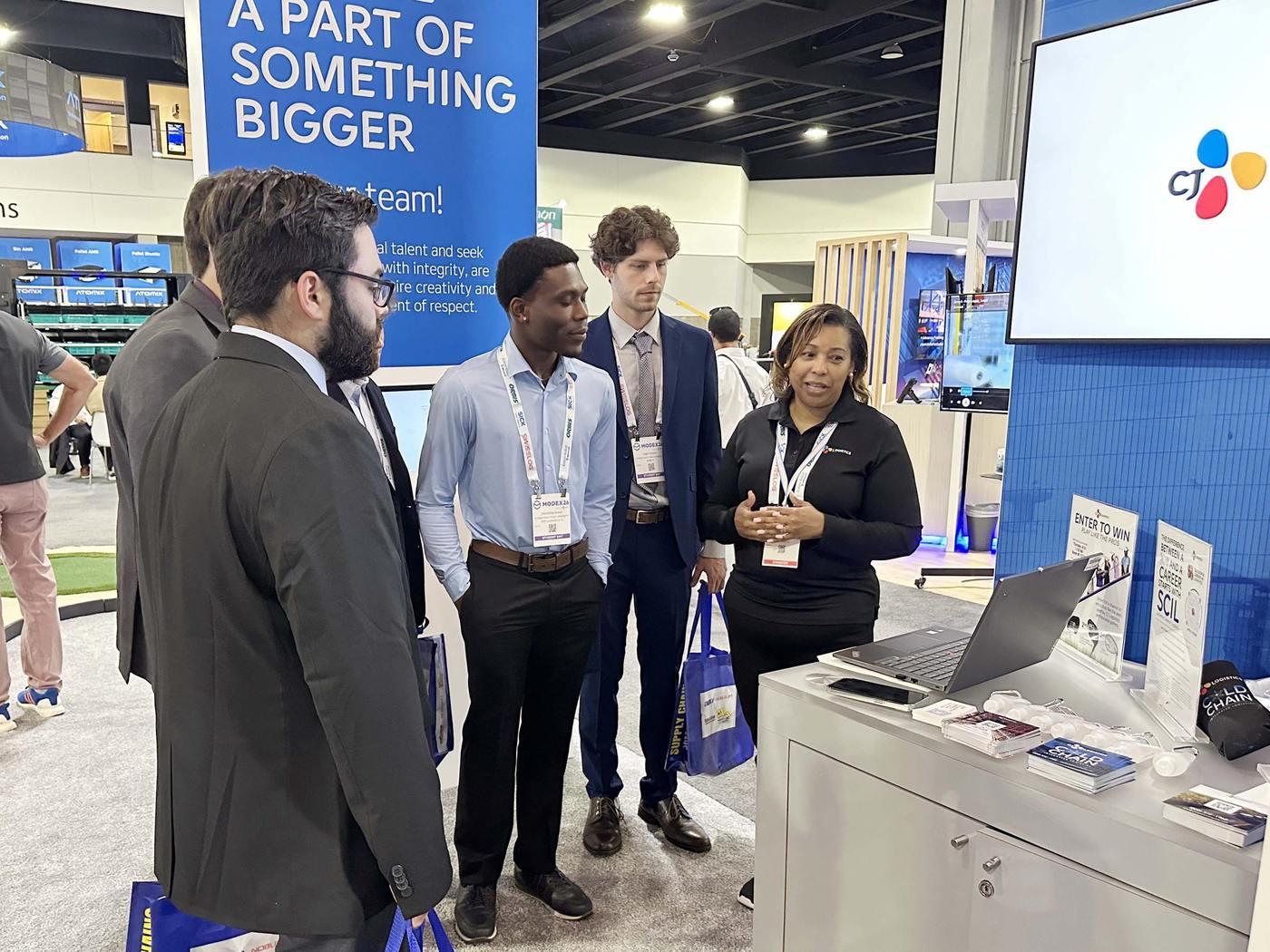 본문 이미지 - CJ대한통운 미국법인(CJLA) MODEX 2026 부스(CJ대한통운 제공)