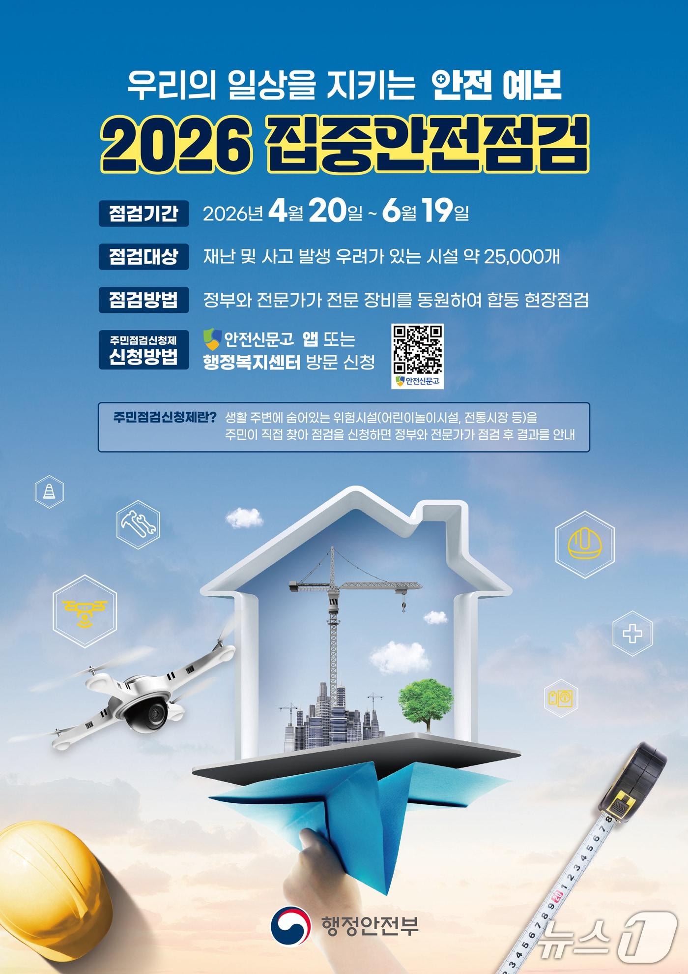 본문 이미지 - 집중안전점검 홍보물.(삼척시 제공, 재판매 및 DB 금지) 2026.4.20/뉴스1
