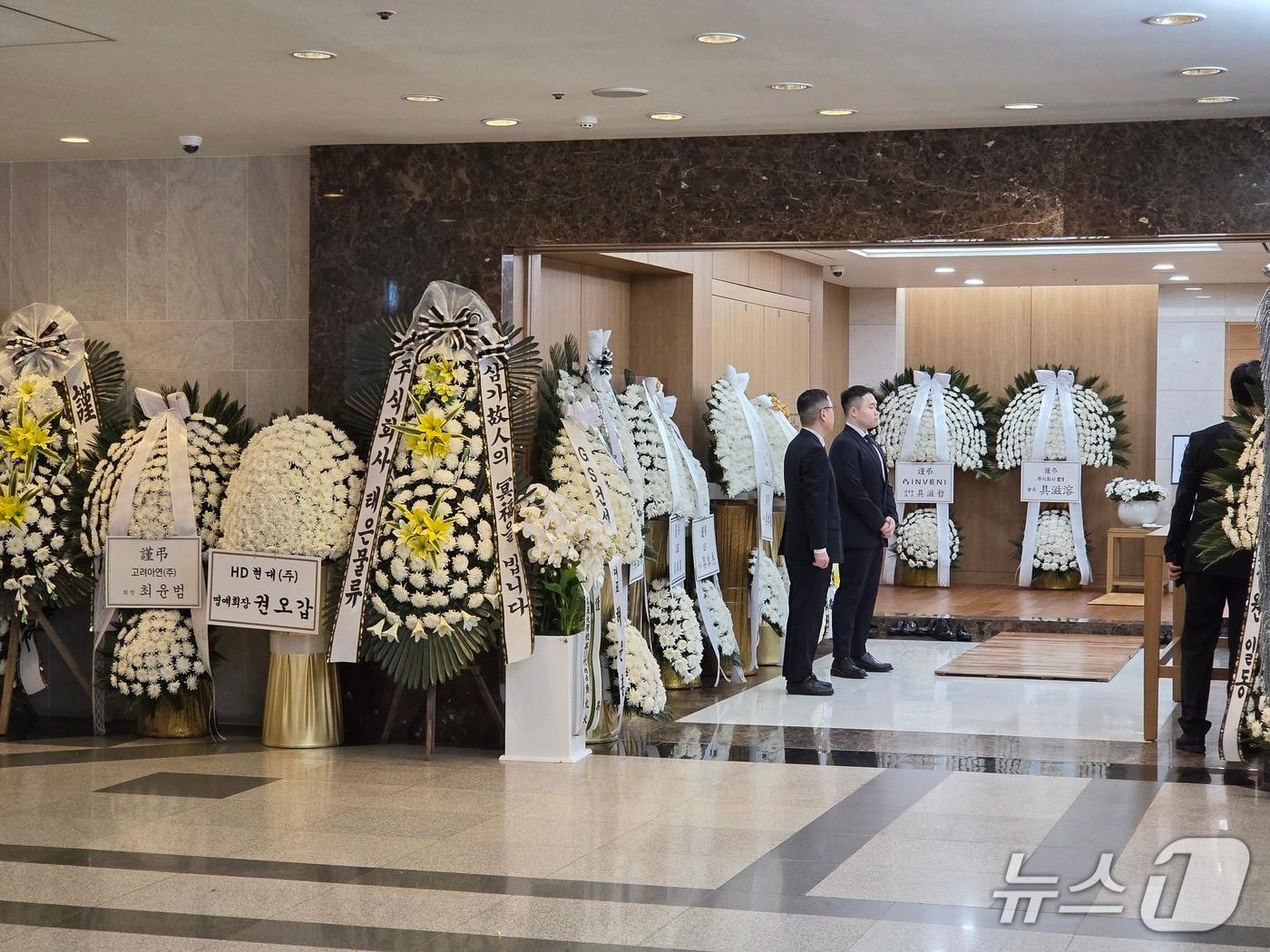 본문 이미지 - 서울아산병원에 구자은 LS 회장 모친 빈소가 마련돼 있다. 2026. 4. 20/뉴스1 황진중 기자