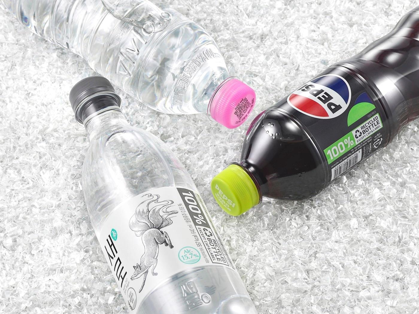 본문 이미지 - 새로, 아이시스, 펩시 제로슈거 라임 MR-PET 100% 적용 제품.(롯데칠성음료 제공)