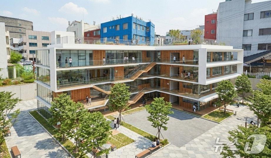 본문 이미지 - 웹툰 IP 첨단 클러스터 조감도 (대전시 제공) / 뉴스1