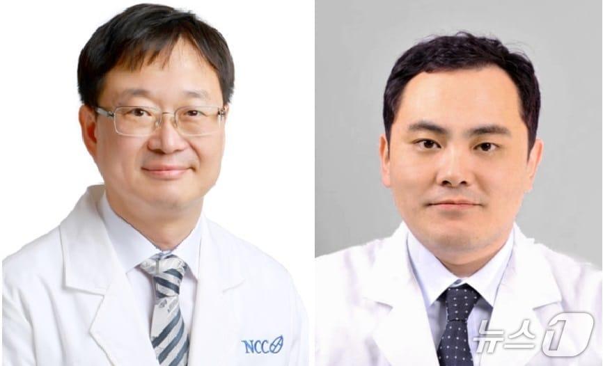 본문 이미지 - 김수열 국립암센터 암생물학연구부 최고연구원, 우상명 간담도췌장암센터 센터장.(국립암센터 제공)