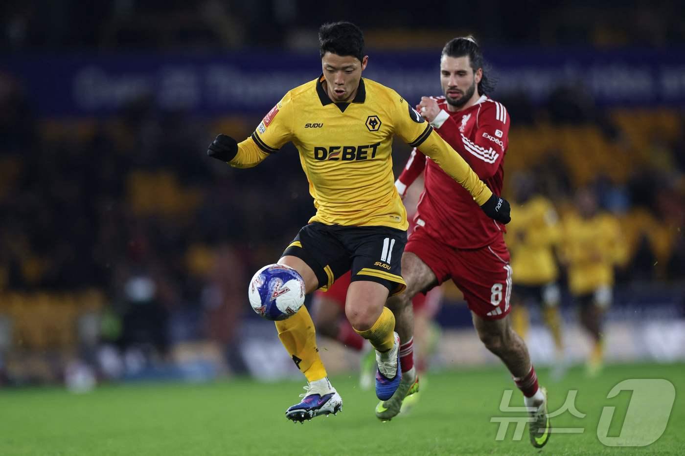 본문 이미지 - 울버햄튼 황희찬. ⓒ AFP=뉴스1