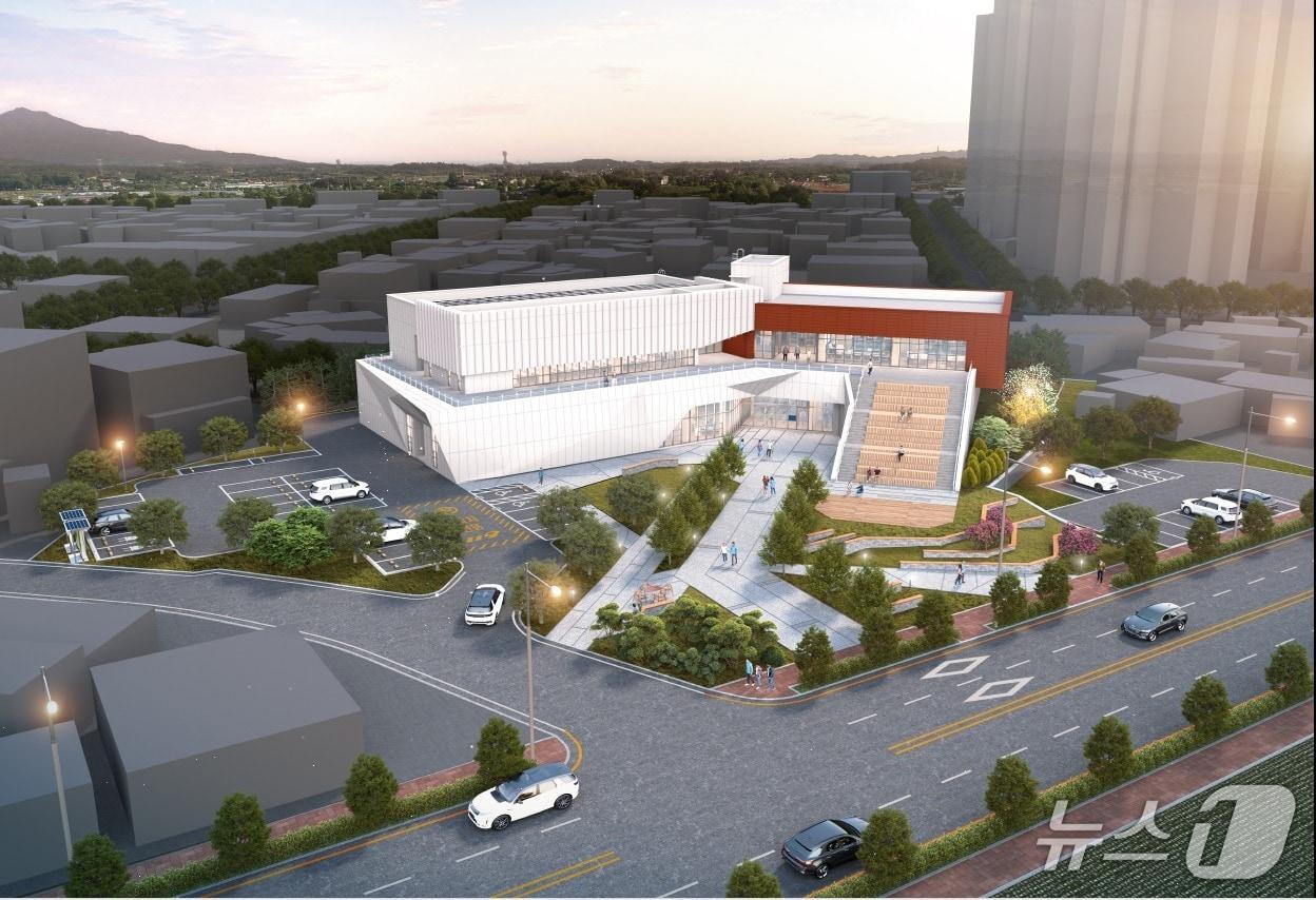 본문 이미지 - 김제 문화예술커뮤니티센터 조감도./뉴스1