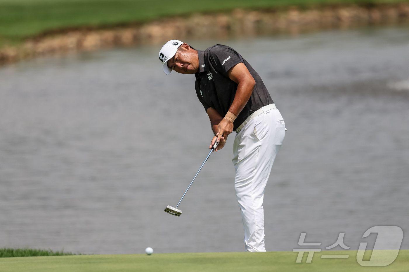 본문 이미지 - LIV 골프에서 활약 중인 안병훈. ⓒ AFP=뉴스1