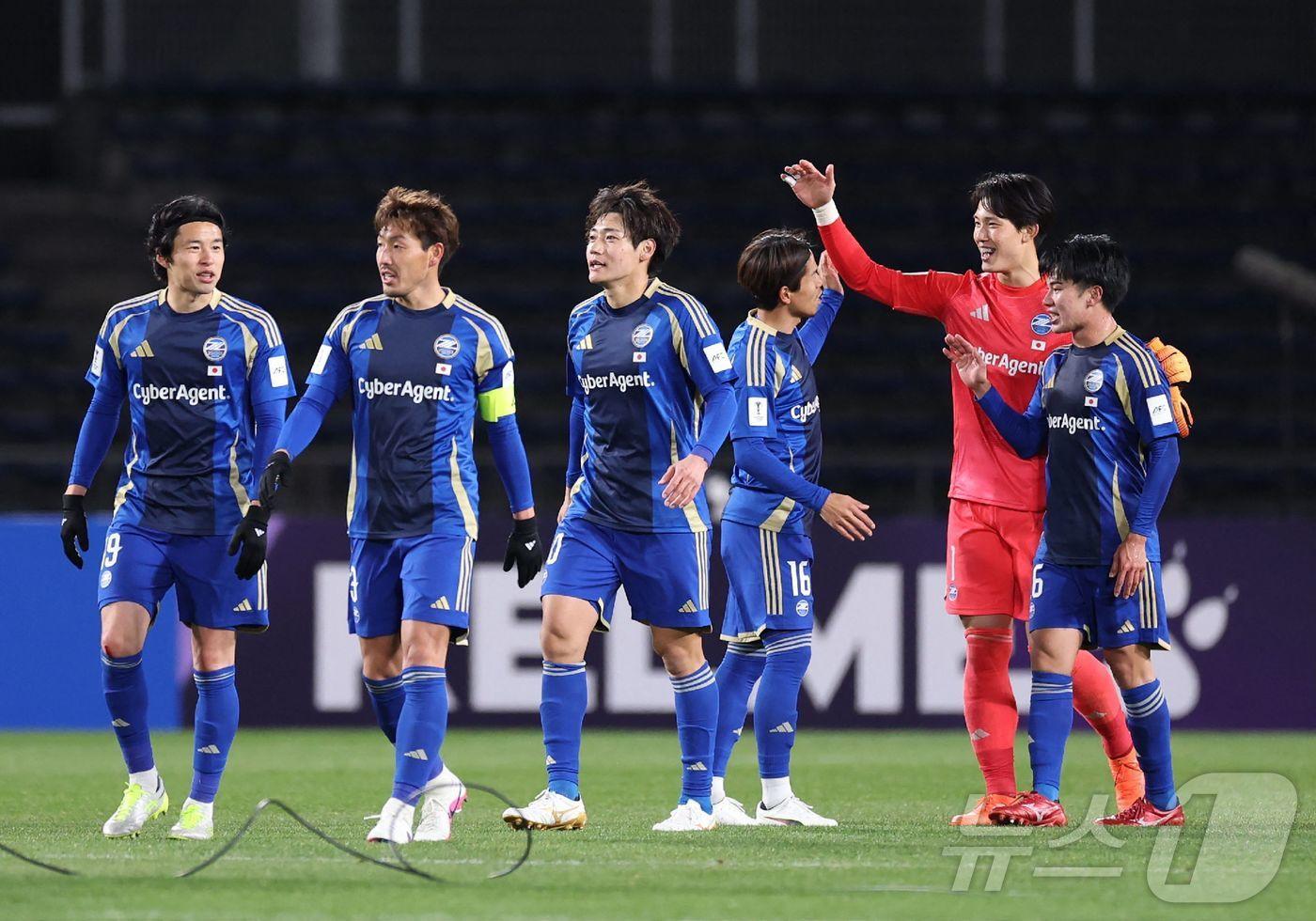 본문 이미지 - 마치다 젤비아 선수들. ⓒ AFP=뉴스1