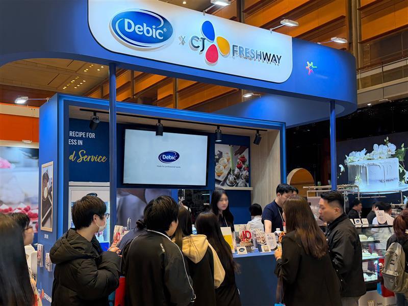 본문 이미지 - CJ프레시웨이-데빅 2026 한국국제베이커리페어 참가 현장.(CJ프레시웨이 제공)
