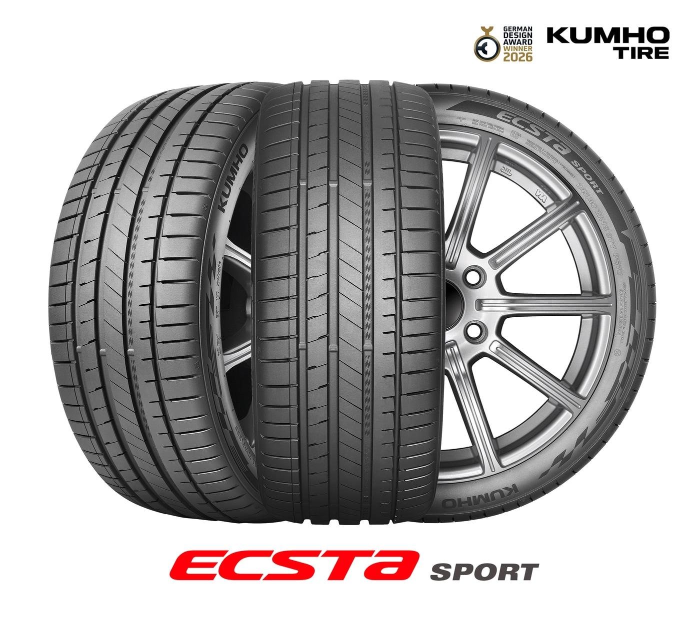 본문 이미지 - 금호타이어의 초고성능 타이어 '엑스타 스포츠'(ECSTA SPORT)의 모습(자료사진. 금호타이어 제공).