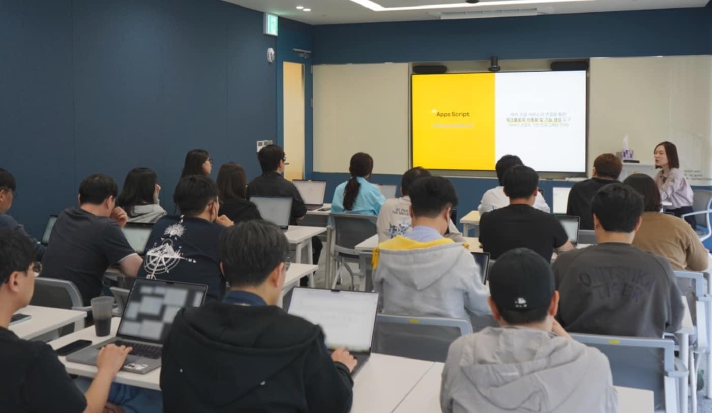 본문 이미지 - 카카오게임즈가 임직원 대상 AI 활용 교육을 진행했다.(카카오게임즈 제공. 재판매 및 DB금지)2026.4.22 ⓒ 뉴스1