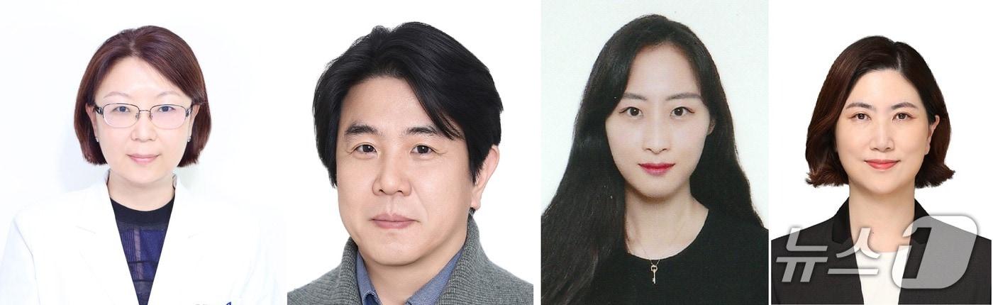 본문 이미지 - (왼쪽부터) 공선영 국립암센터 교수, 김태민 가톨릭대 의대 교수, 김선민 가톨릭대 의대 연구원, 이시연 국립암센터 교수.(국립암센터 제공)